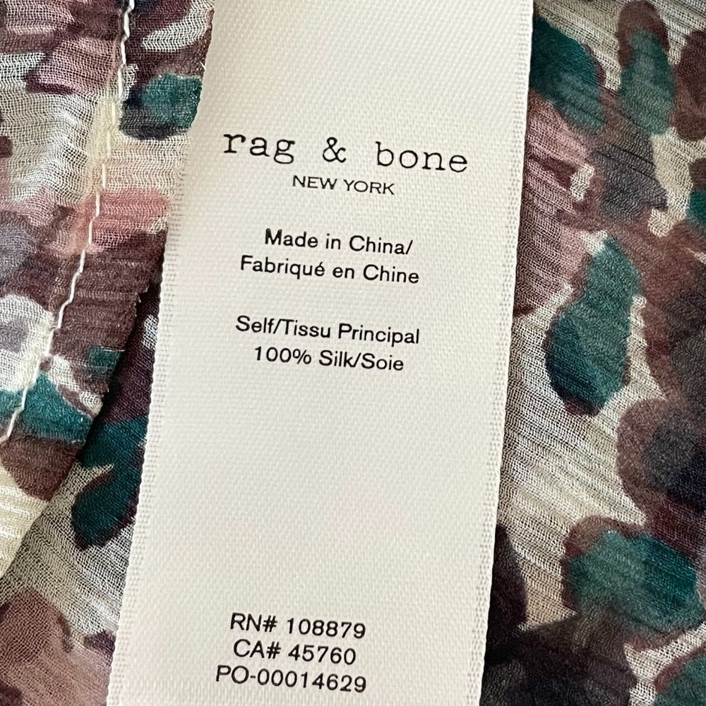 Susan Silk Long-Sleeve Floral Blouse from rag & bone - Picture 11 of 11